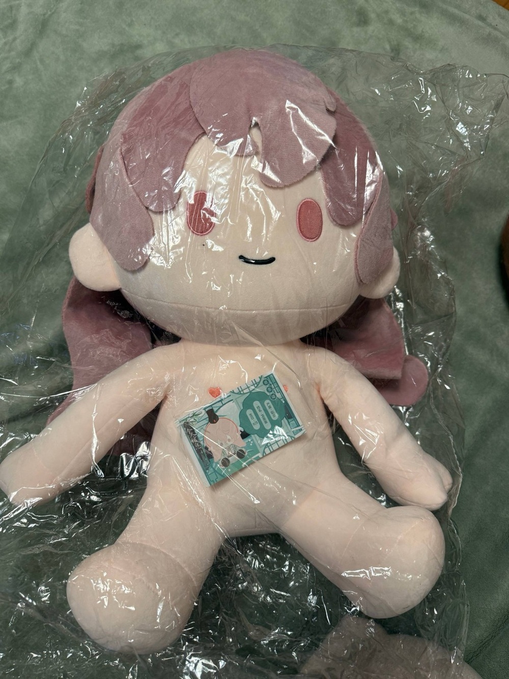 Plush Pink Character Doll - Soft Kids Stuffed Toy